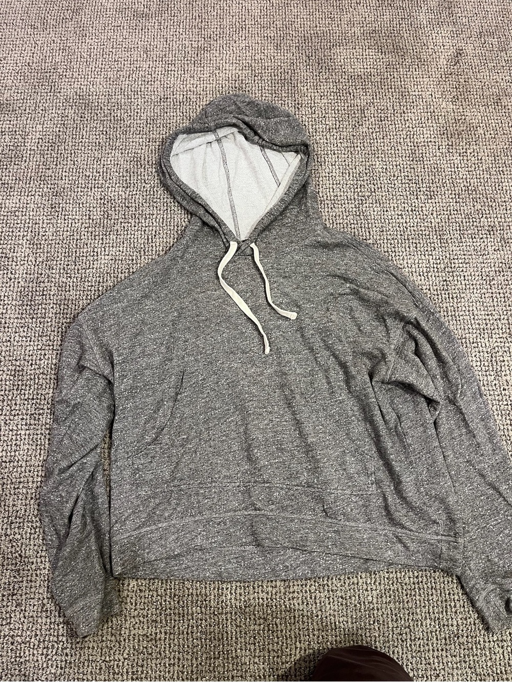 Electric & Rose Gray Hooded Sweater - Lightweight Pullover Hoodie